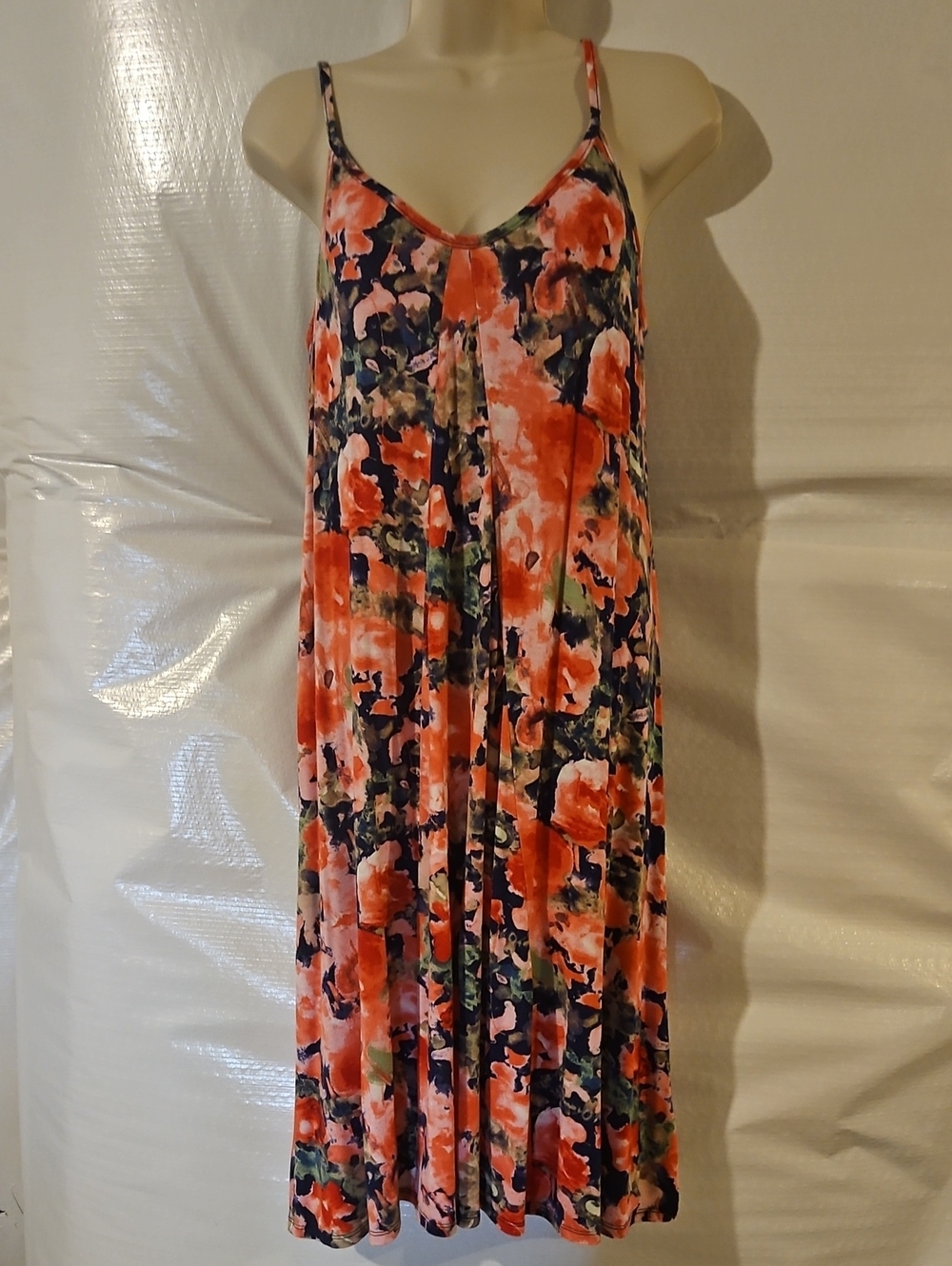 Loveappella Godet Slip Dress